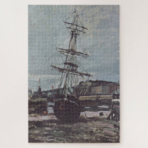 Puzzle Claude Monet – Barco varado en Fécamp