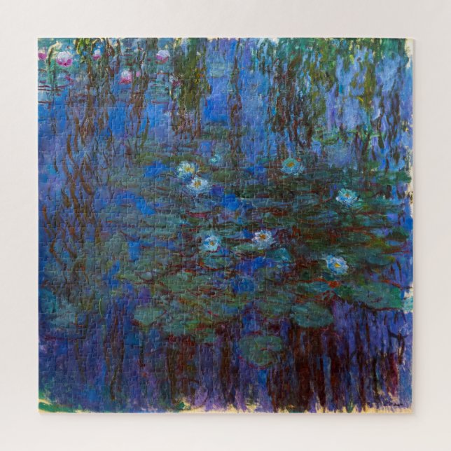 Puzzle Claude Monet - Blue Water Lilies (Vertical)