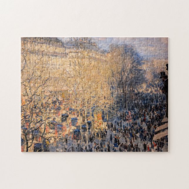 Puzzle Claude Monet - Boulevard des Capucines en París (Horizontal)