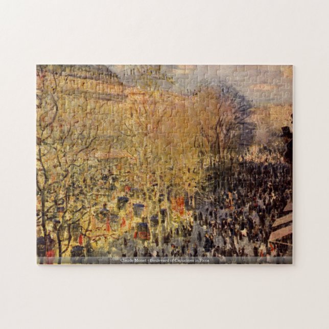Puzzle Claude Monet - bulevar de Capucines en París (Horizontal)