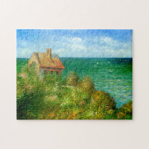 Puzzle Claude Monet: Cabaña de Fishermans en Varengevill