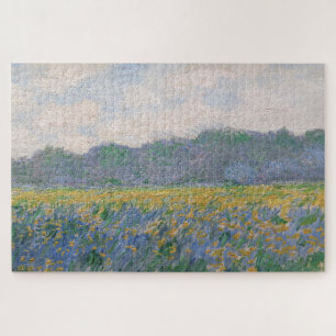 Puzzle Claude Monet - Campo de Lirios Amarillos en Givern
