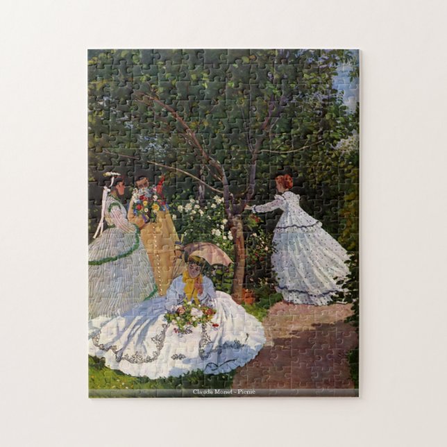 Puzzle Claude Monet - comida campestre (Vertical)