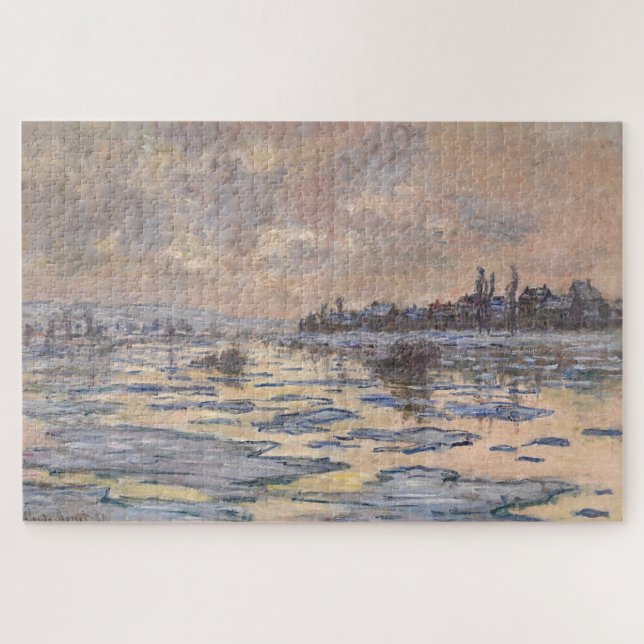 Puzzle Claude Monet – Deshielo en el Sena 1880 (Horizontal)
