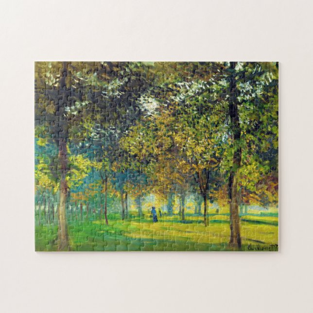 Puzzle Claude Monet: El Allee Du Champ De Foire (Horizontal)