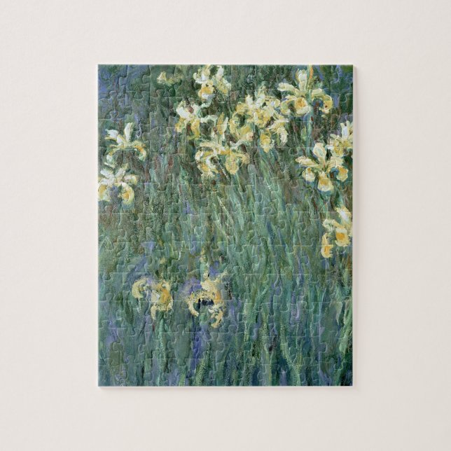 Puzzle Claude Monet el | los iris amarillos (Vertical)