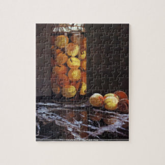 Puzzle Claude Monet - el vidrio del melocotón