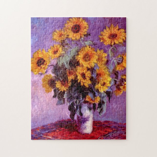 Puzzle Claude Monet:Girasoles (Vertical)