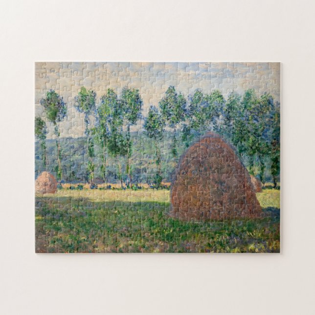 Puzzle Claude Monet - Haystacks cerca de Giverny (Horizontal)