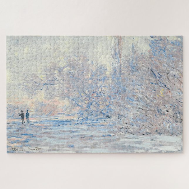 Puzzle Claude Monet – Helada en Giverny (Horizontal)