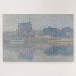 Puzzle Claude Monet Iglesia con tiempo gris