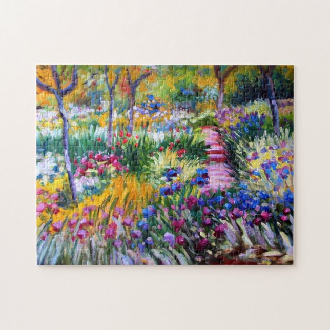Puzzle  Claude Monet: Iris Garden by Giverny (Horizontal)