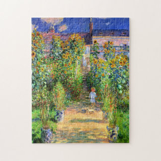 Puzzle Claude Monet: Jardín de Monet en Vétheuil