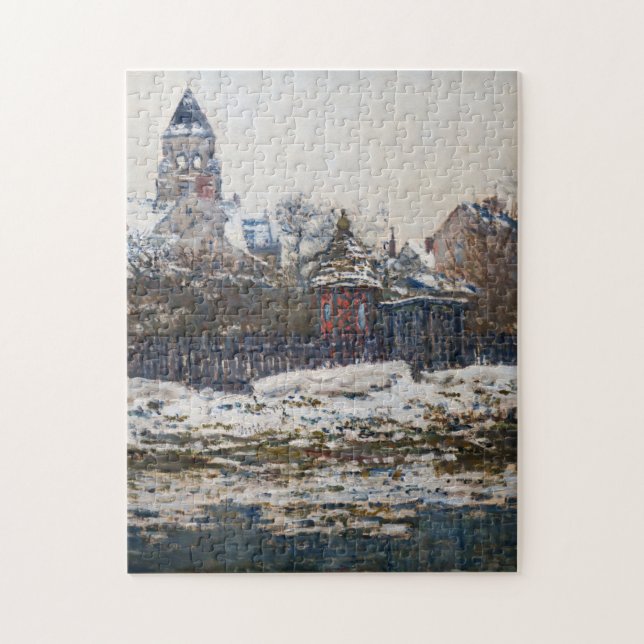 Puzzle Claude Monet - La Iglesia de Vetheuil (Vertical)