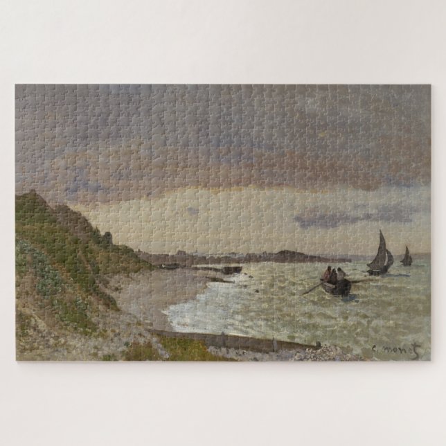 Puzzle Claude Monet La orilla del mar en Sainte-Adresse (Horizontal)