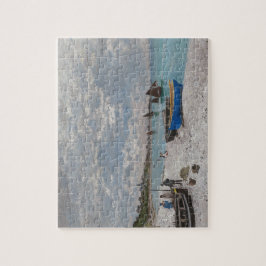 Puzzle Claude Monet La playa en Sainte-Adresse 1867