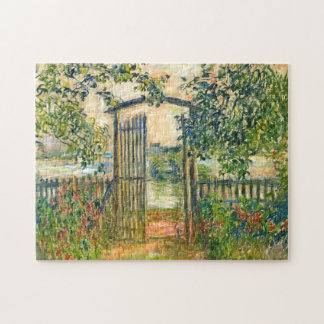 Puzzle Claude Monet: La puerta de jardín en Vetheuil