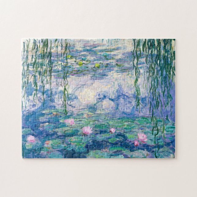 Puzzle CLAUDE MONET - LÍNEAS de agua (Horizontal)