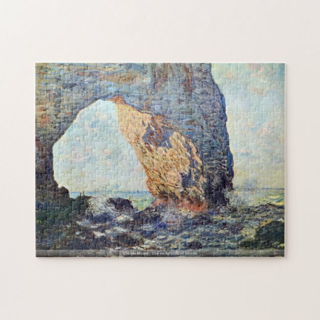 Puzzle Claude Monet - los acantilados rocosos de Etretat (Horizontal)