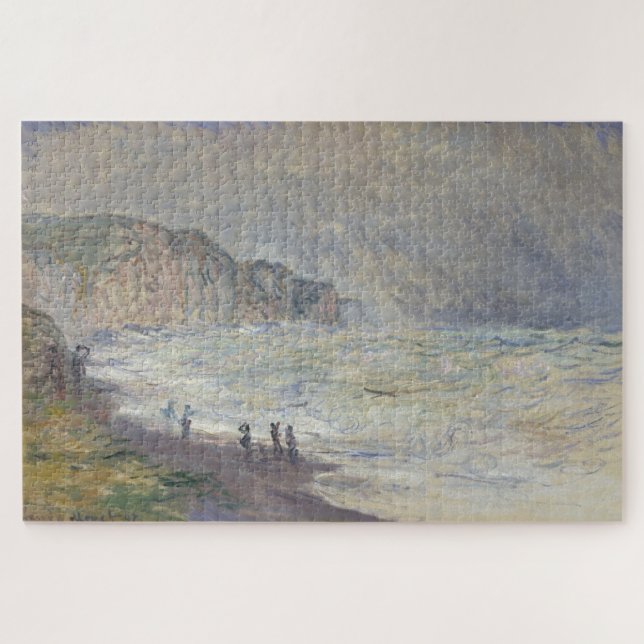 Puzzle Claude Monet Mar agitado en Pourville (Horizontal)