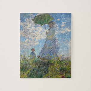 Puzzle Claude Monet  Mujer con sombrilla