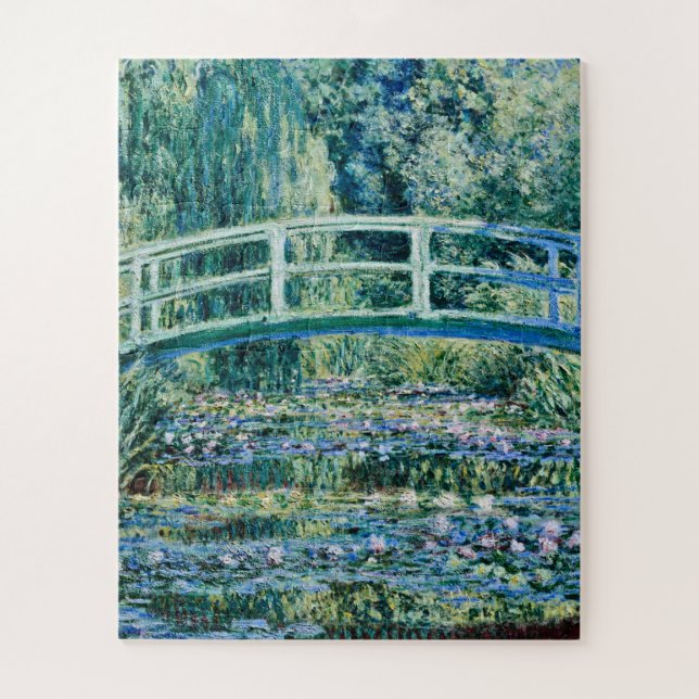 Puzzle Claude Monet - Nieves Y Puente Japonés (Vertical)