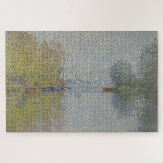 Puzzle Claude Monet Otoño en el Sena (Horizontal)