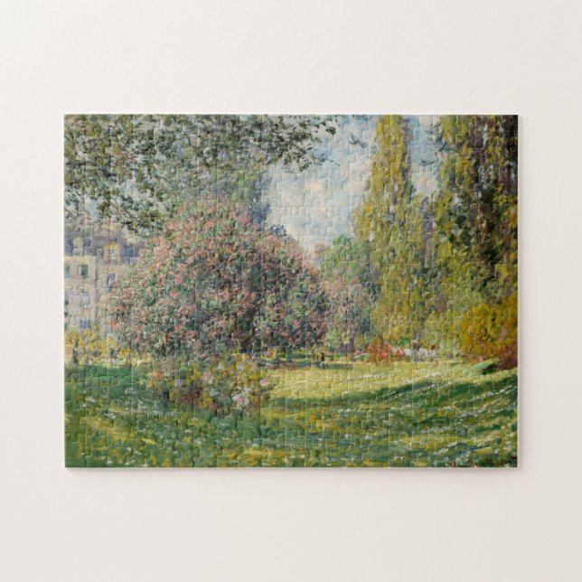 Puzzle Claude Monet| Paisaje: El Parque Monceau (Horizontal)