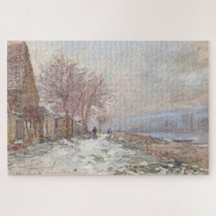 Puzzle Claude Monet Paisaje invernal de Lavacourt
