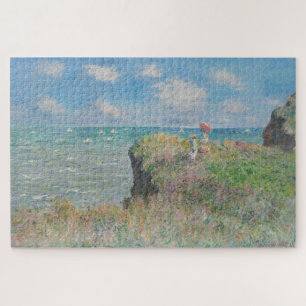 Puzzle Claude Monet – Paseo por el acantilado en Pourvill