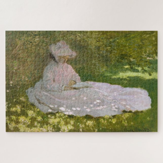 Puzzle Claude Monet – Primavera (1872) (Horizontal)