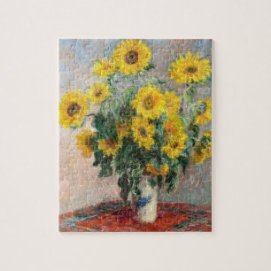 Puzzle Claude Monet Ramo de Girasoles 1881 Arte