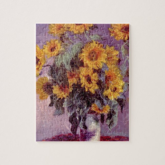 Puzzle Claude Monet // Sunflowers (Vertical)