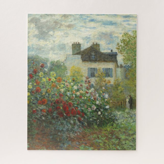 Puzzle Claude_Monet,_The_Artist's_Garden_in_Argenteuil_(A (Vertical)