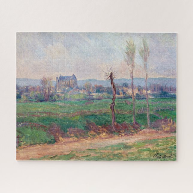Puzzle Claude Monet - Vista de Vernon (Horizontal)