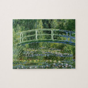 Puzzle Claude Monet Water Lilies y el puente japonés