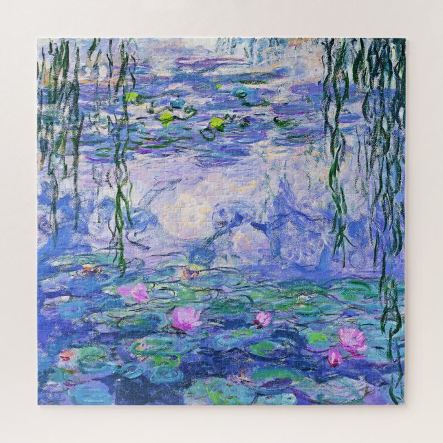 Puzzle Claude Monet Water relaja arte impresionista franc (Horizontal)