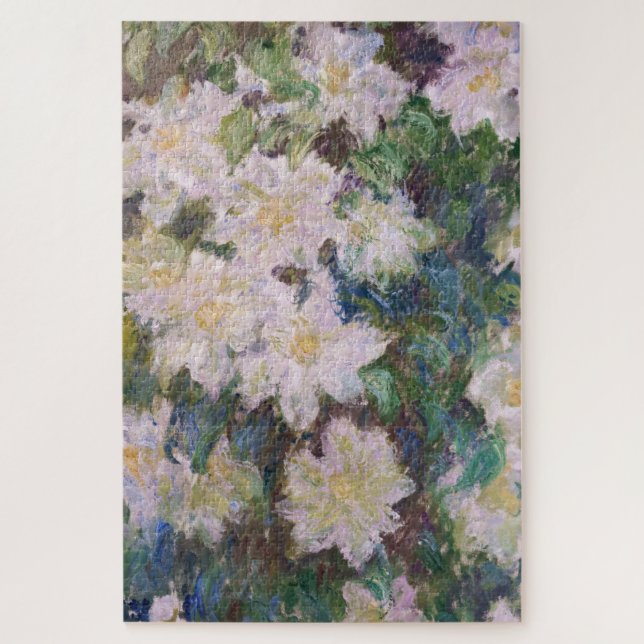 Puzzle Claude Monet - White Clematis (Vertical)
