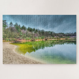 Puzzle Clear Lake View in Autumn