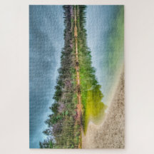 Clear Lake View in Autumn