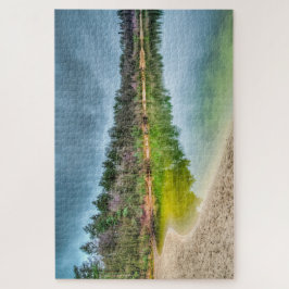 Puzzle Clear Lake View in Autumn