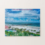 Puzzle Clearwater Beach Florida. Saludos de Navidad<br><div class="desc">Clearwater Beach Florida.Jigsaws. Estos jigsaws están hechos de cartón robusto y montados en el portapapeles, estos rompecabezas se imprimen en colores vivos y completos. ¡Regala un puzzle personalizado con el que disfrutar durante horas! Tamaño: 11" x 14" (252 piezas). Incluye una hermosa caja de regalo con imagen de rompecabezas impresa...</div>