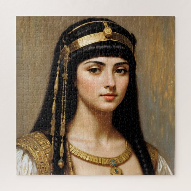 Puzzle Cleopatra arte de retrato de reina egipcio (Vertical)