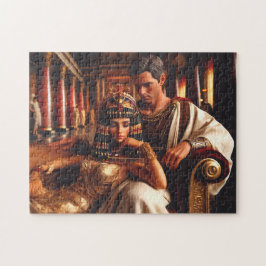Puzzle Cleopatra y Marco Antonio Romance del Antiguo Egip