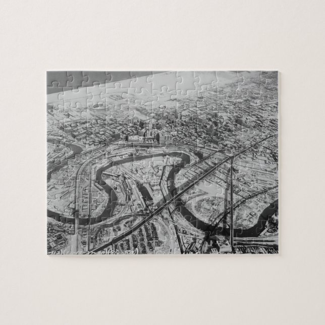 Puzzle Cleveland céntrica en 1937 (Horizontal)