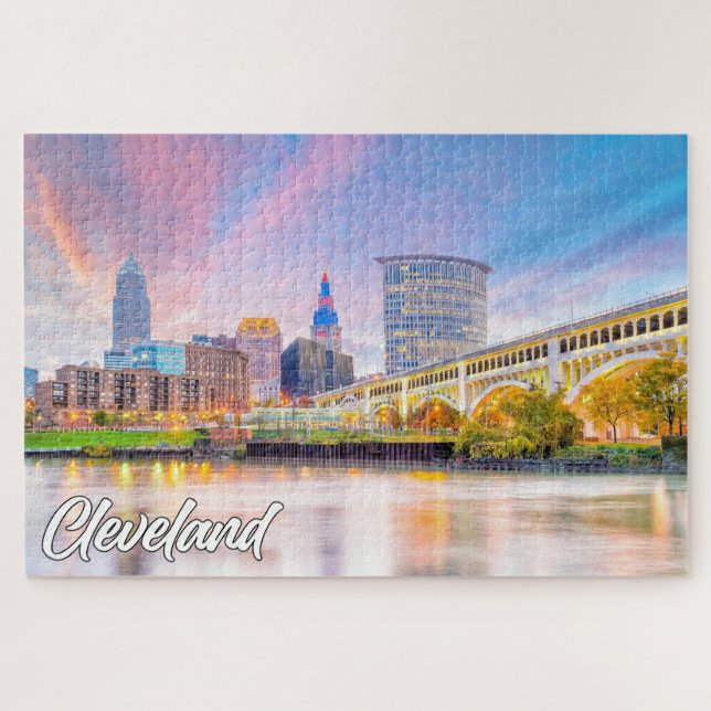 Puzzle Cleveland, Ohio, Estados Unidos (Horizontal)