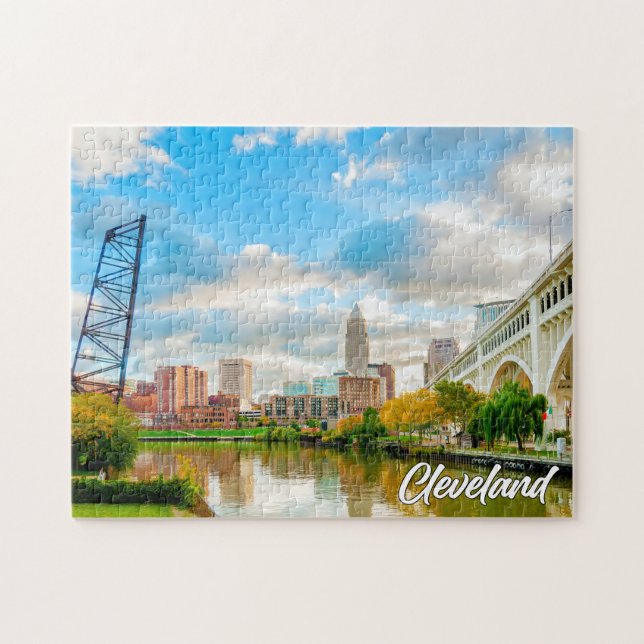 Puzzle Cleveland, Ohio, Estados Unidos (Horizontal)