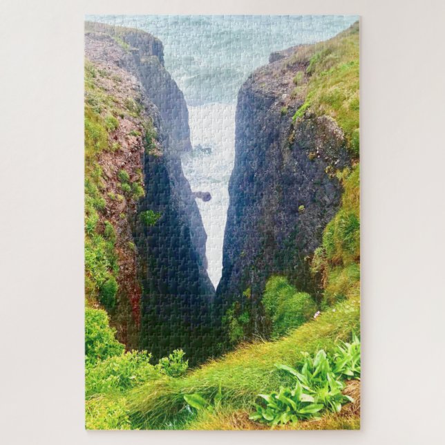 Puzzle Cliff Walk Dunmore East Waterford Ireland. (Vertical)