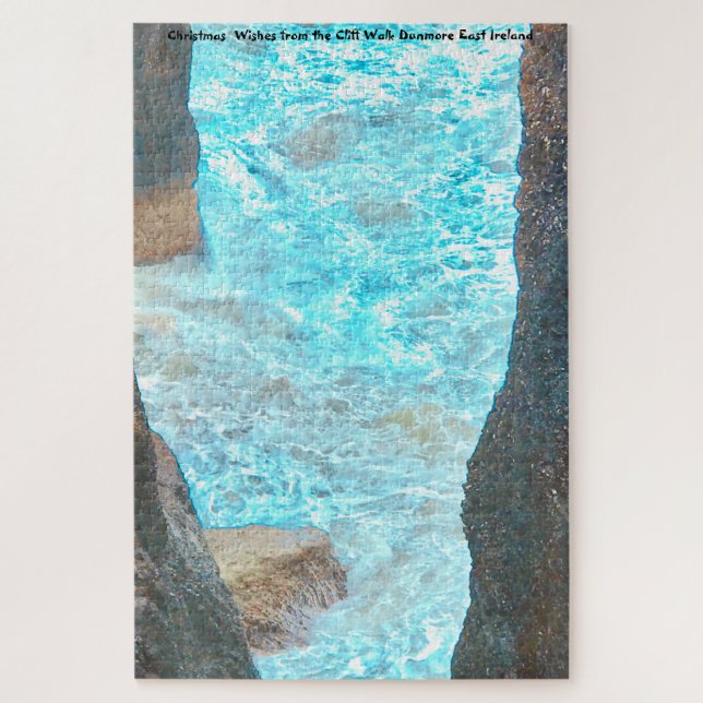 Puzzle Cliff Walk Dunmore East Waterford Ireland. Jigsaw (Vertical)