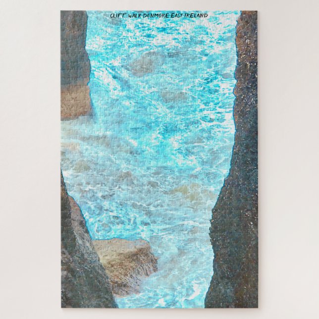 Puzzle Cliff Walk Dunmore East Waterford Ireland. Jigsaw (Vertical)